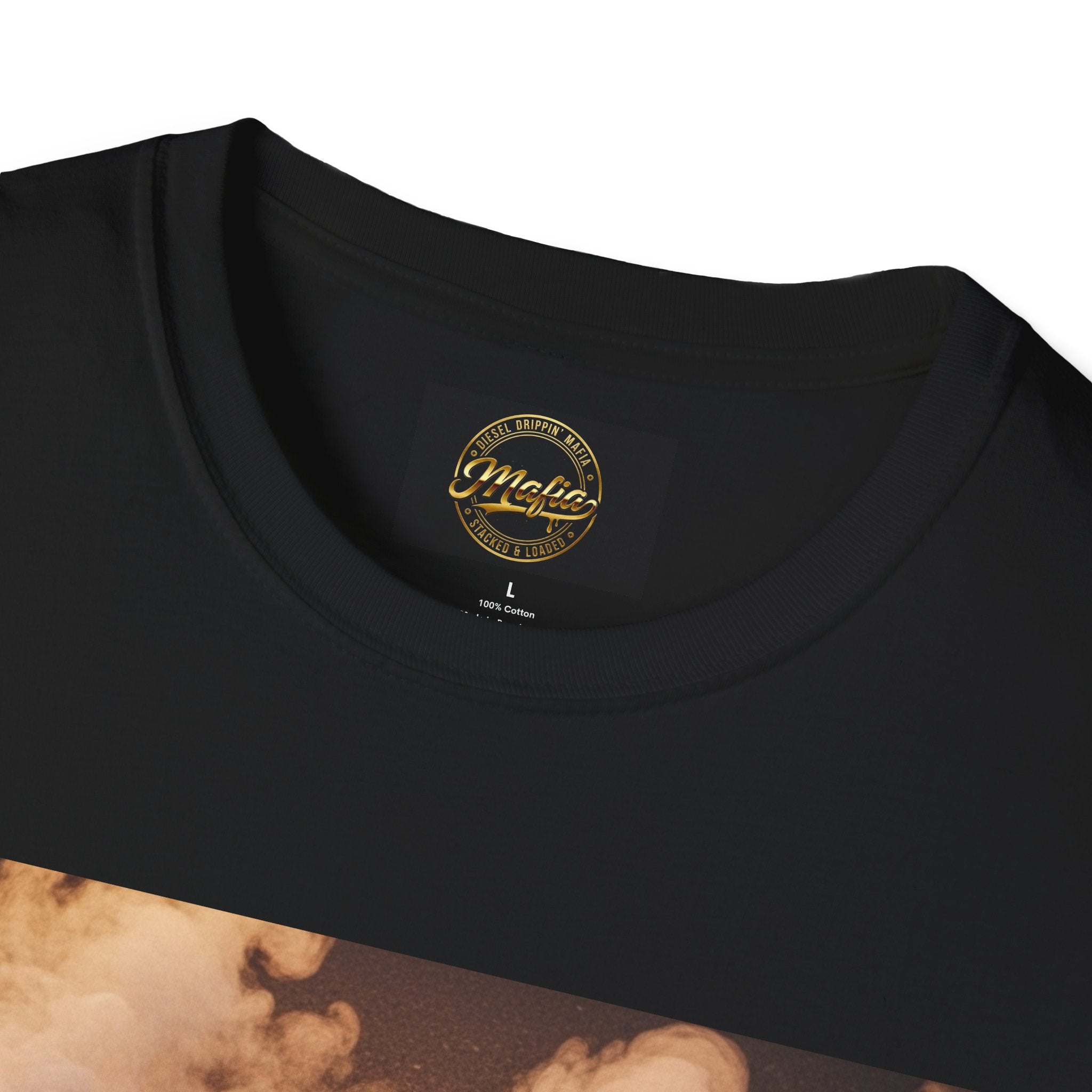 Chains with gold drippin Graphic T-Shirt — Surreal Nautical Art Tee