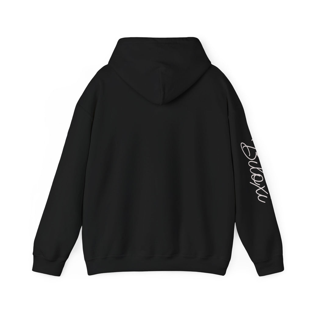 Biloxi, Sunset Beach Hoodie — ‘Relax’ Script Sleeve Pullover