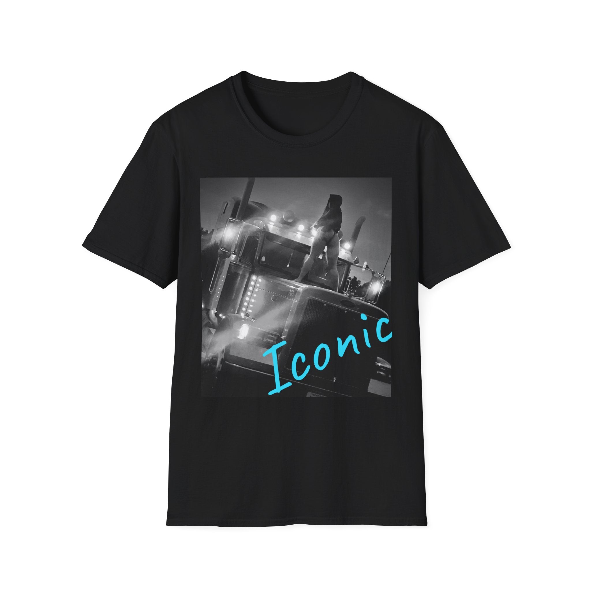 Iconic On the hood of a semi —Tee shirt
