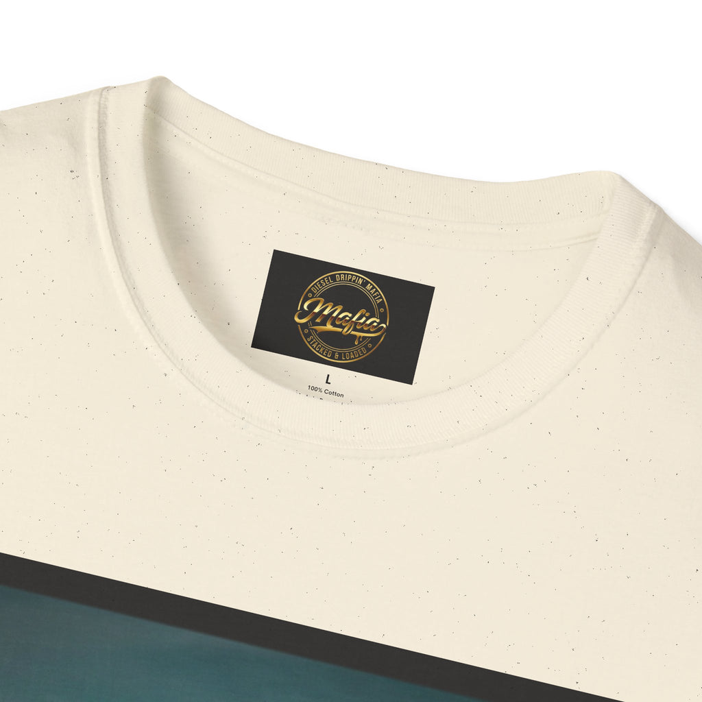 West Texas Desert tee shirt with “hustle" Signature