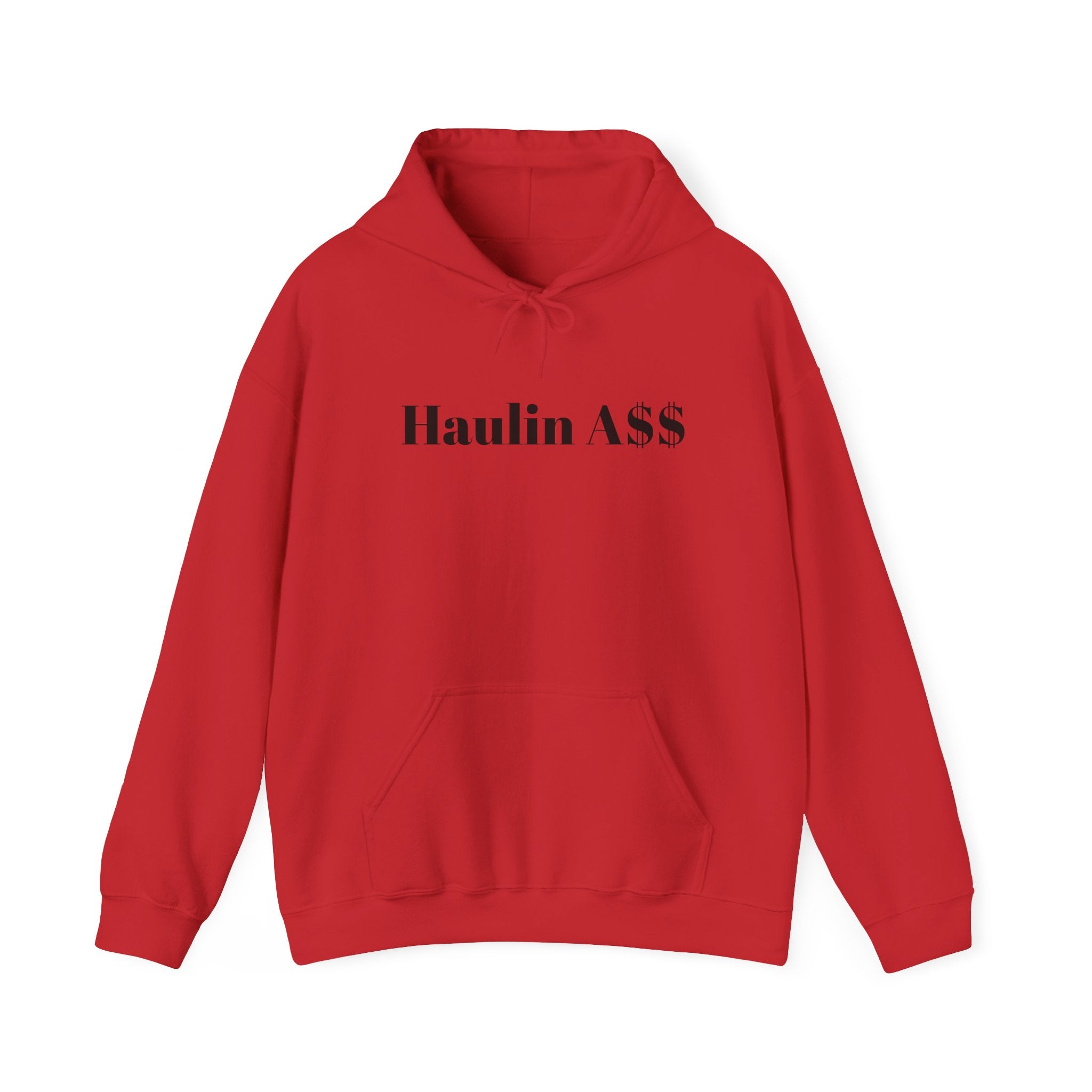 Haulin A$$– Trucking Peach Graphic Hooded Sweatshirt