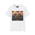 Chains with gold drippin Graphic T-Shirt — Surreal Nautical Art Tee