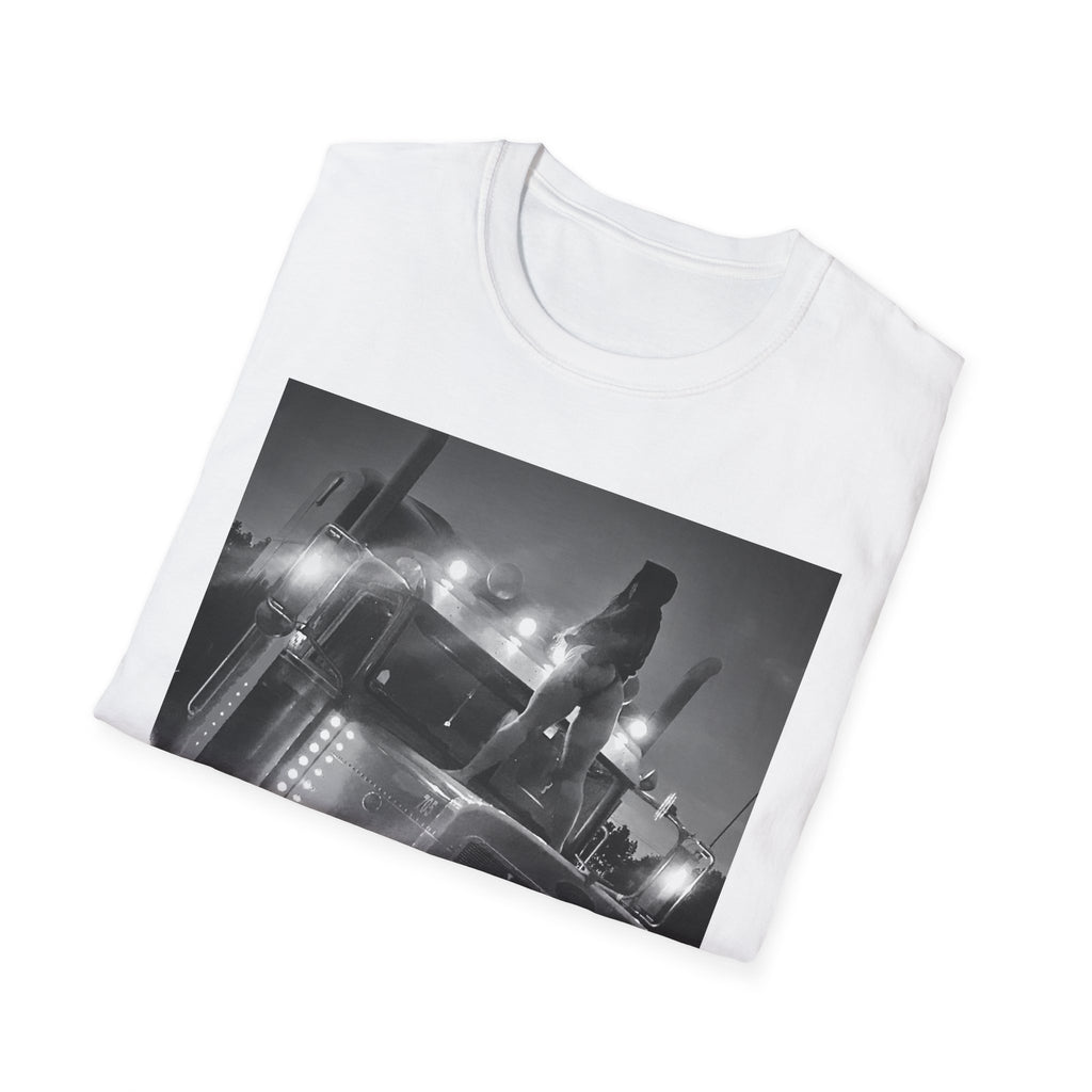 Iconic On the hood of a semi —Tee shirt