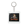 Square Keychain — Retro Pin-Up '' Drippin