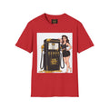 Pin-Up Girl Gas Pump T-Shirt — Diesel Drip'n Mafia Vintage Fuel Art Tee