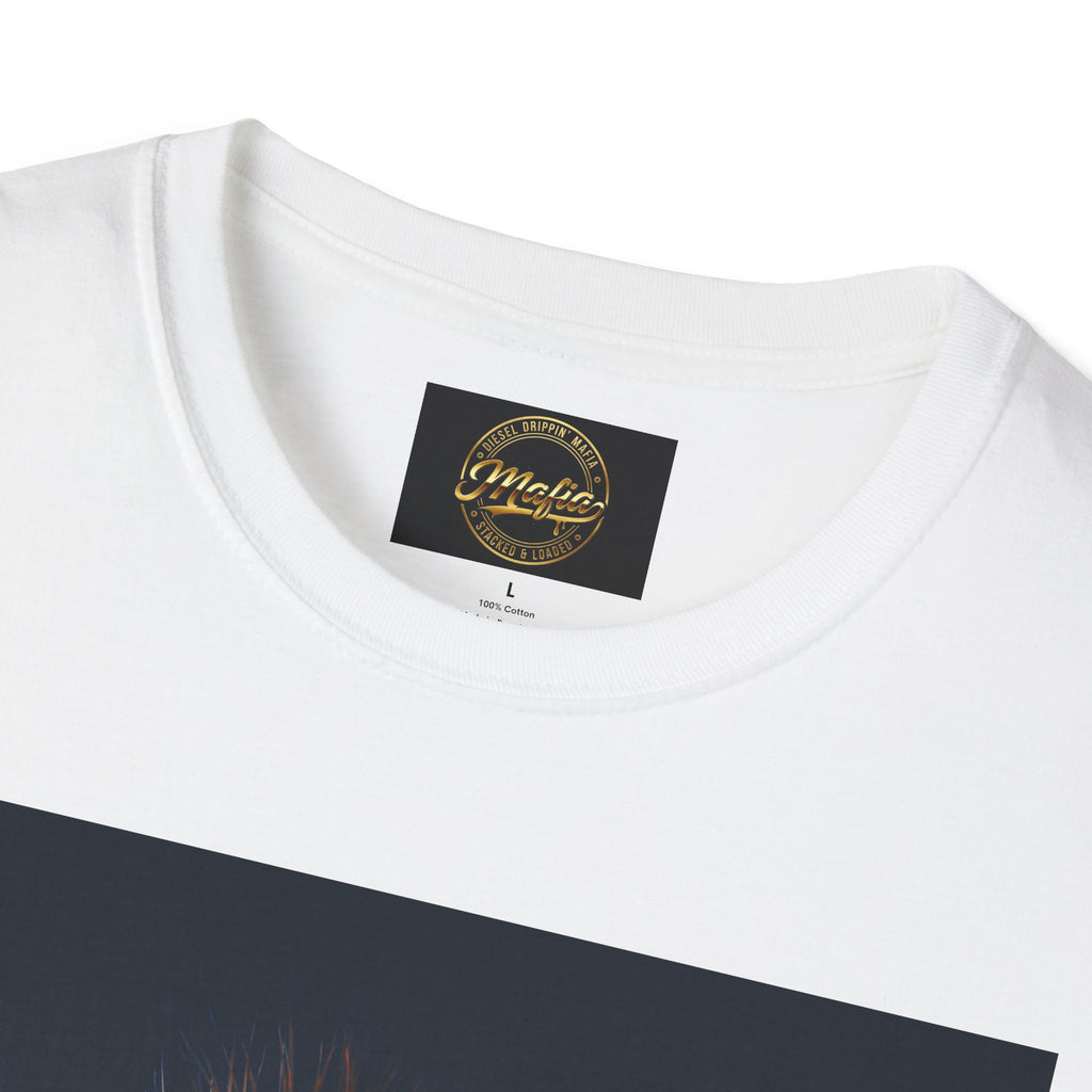 Palm Night Photo T-Shirt — Moody Sunset Palm Tree Tee