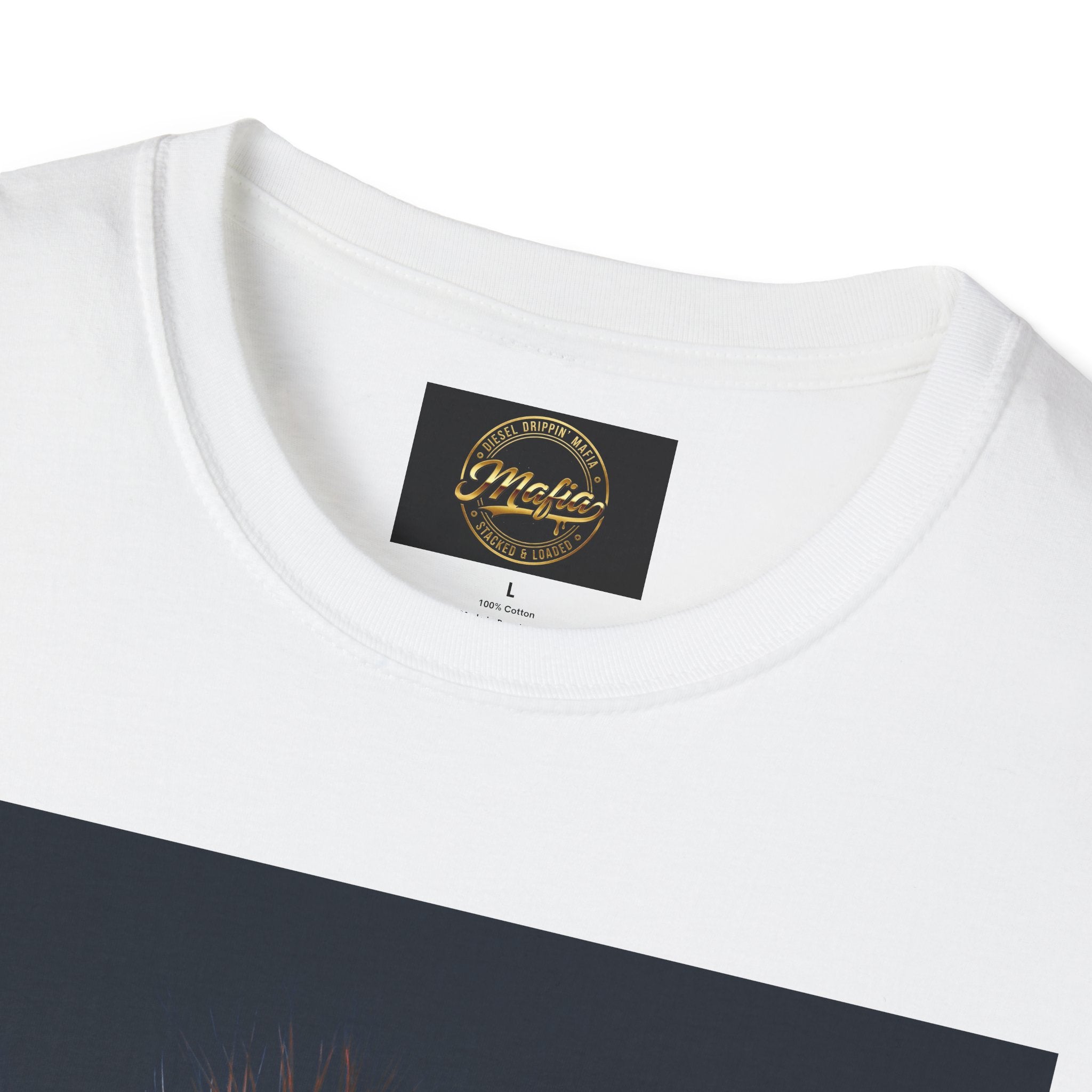 Palm Night Photo T-Shirt — Moody Sunset Palm Tree Tee