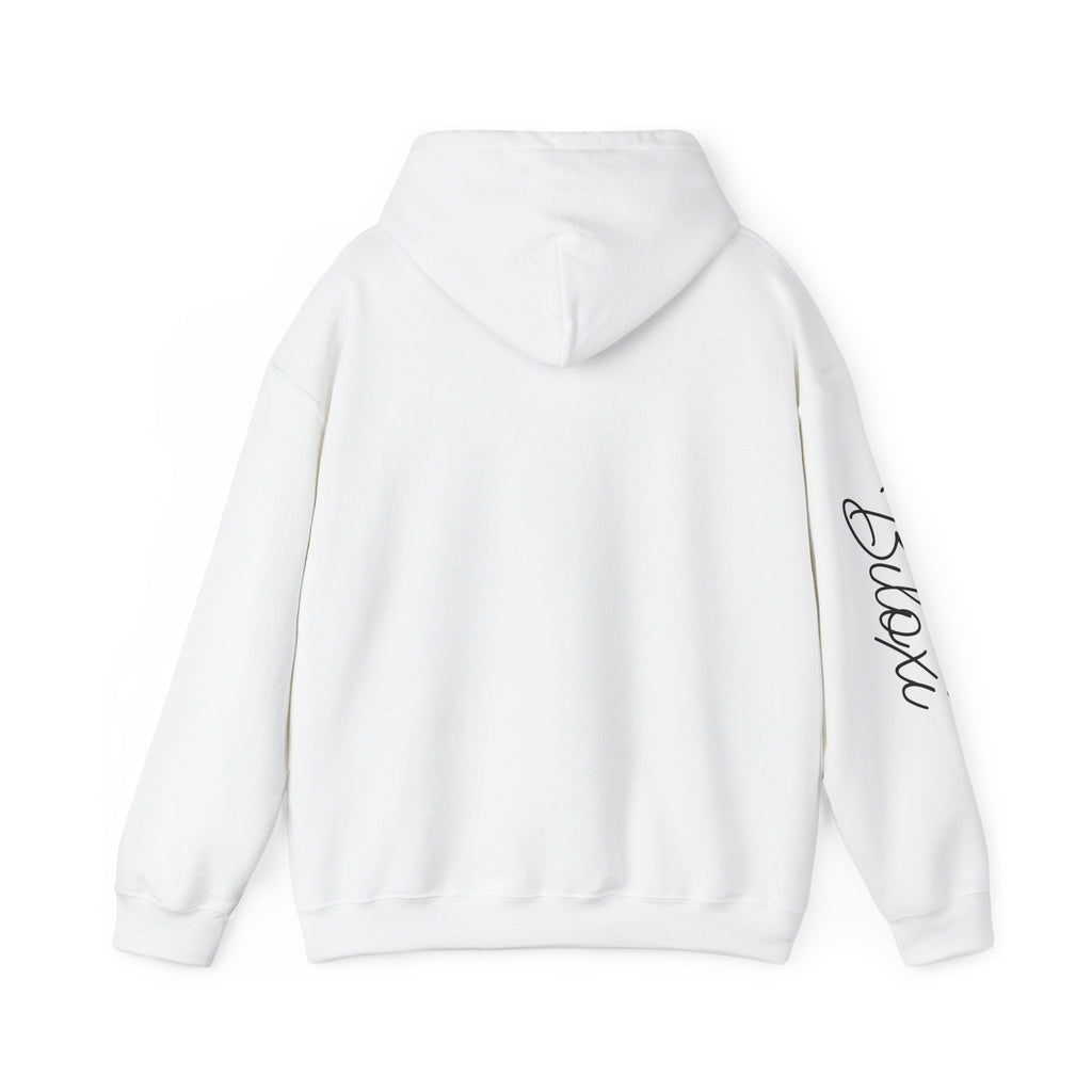Biloxi, Sunset Beach Hoodie — ‘Relax’ Script Sleeve Pullover