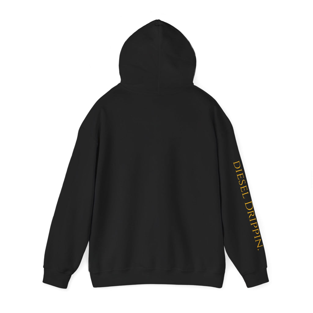 Diesel Drippin' Mafia Hoodie — Gold Truck Graphic Pullover