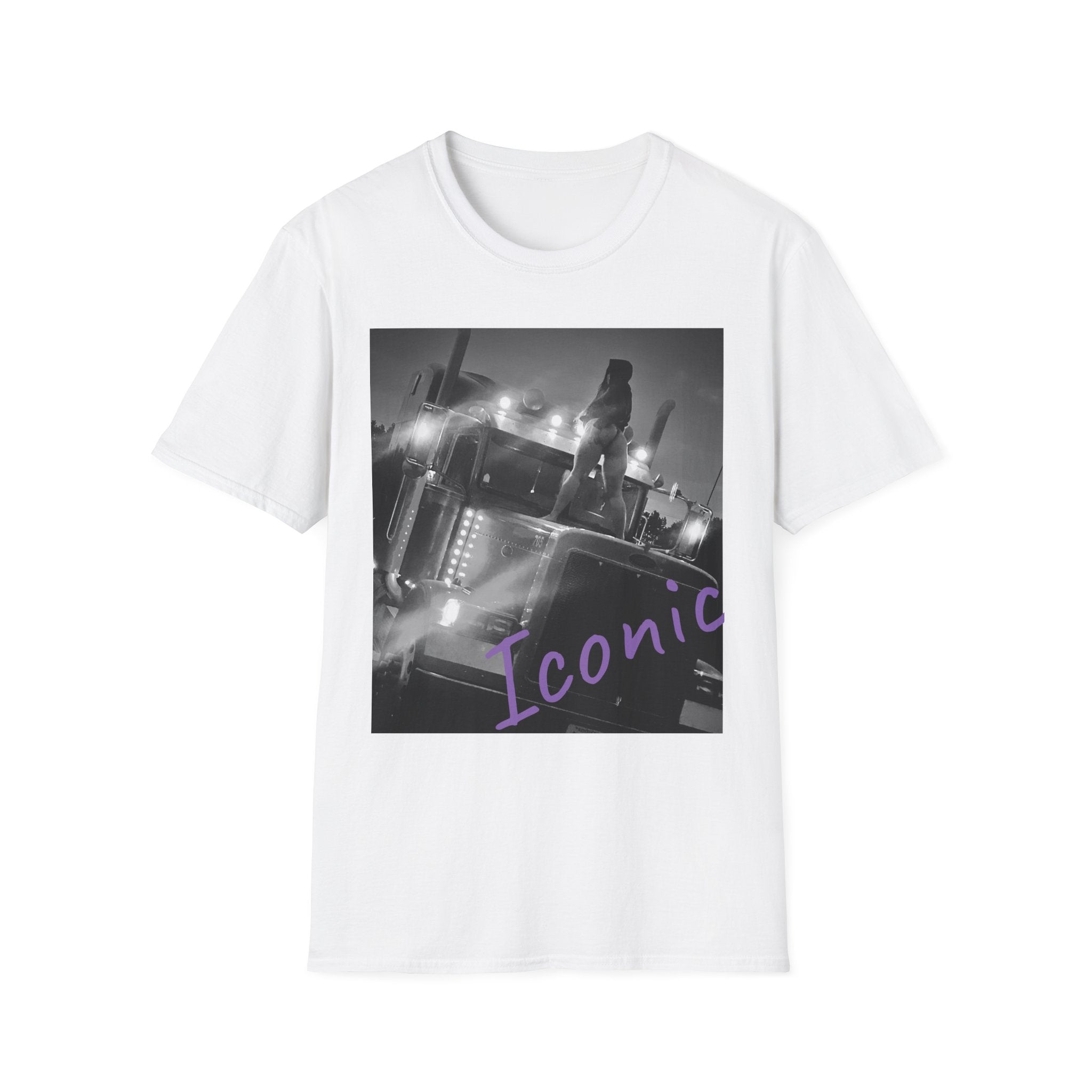 Iconic On the hood of a semi —Tee shirt