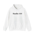 Haulin A$$– Trucking Peach Graphic Hooded Sweatshirt