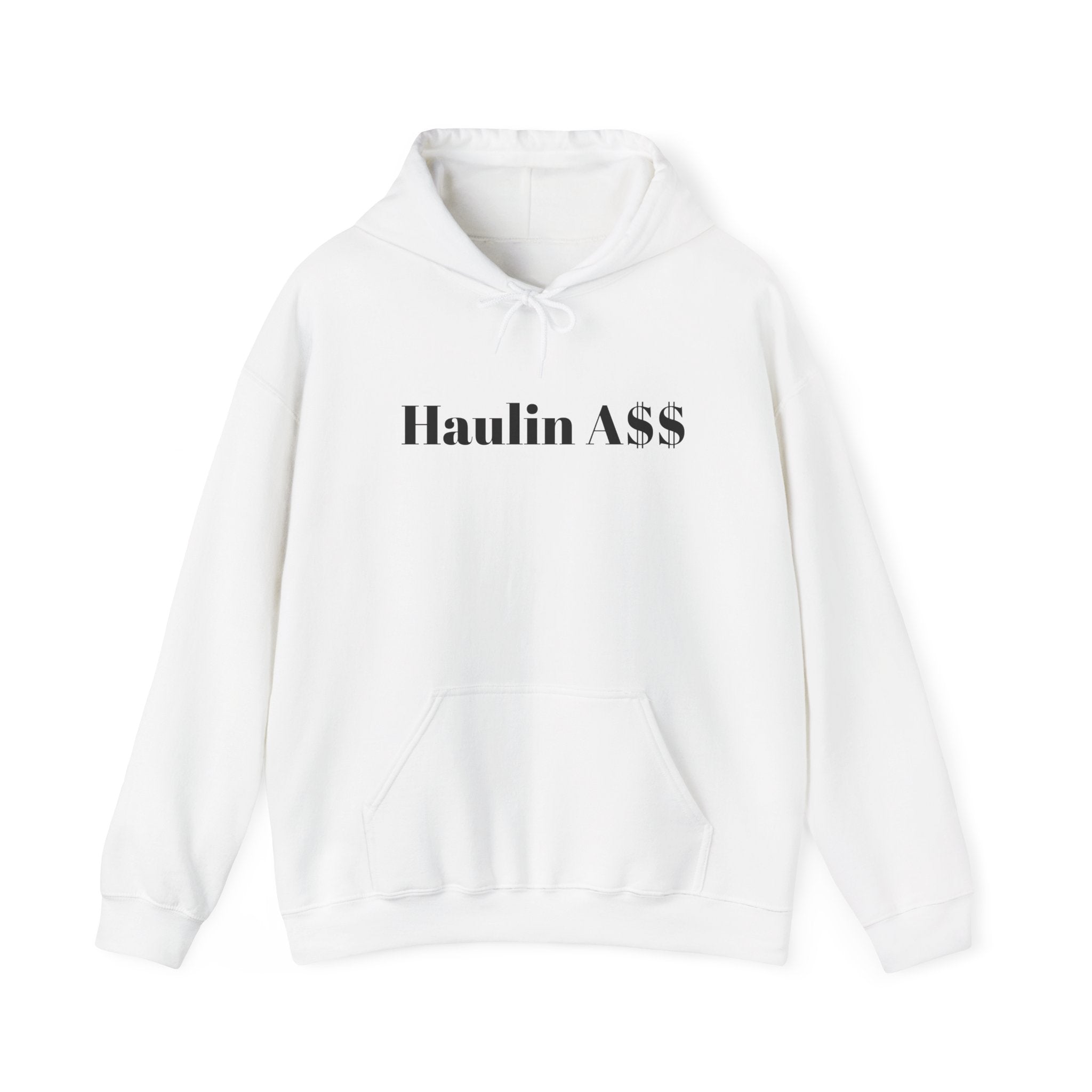 Haulin A$$– Trucking Peach Graphic Hooded Sweatshirt