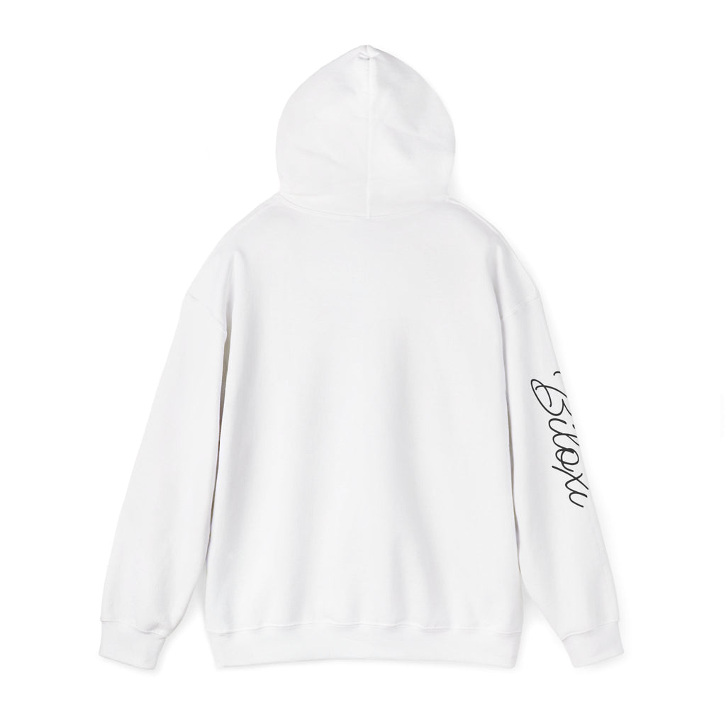 Biloxi, Sunset Beach Hoodie — ‘Relax’ Script Sleeve Pullover