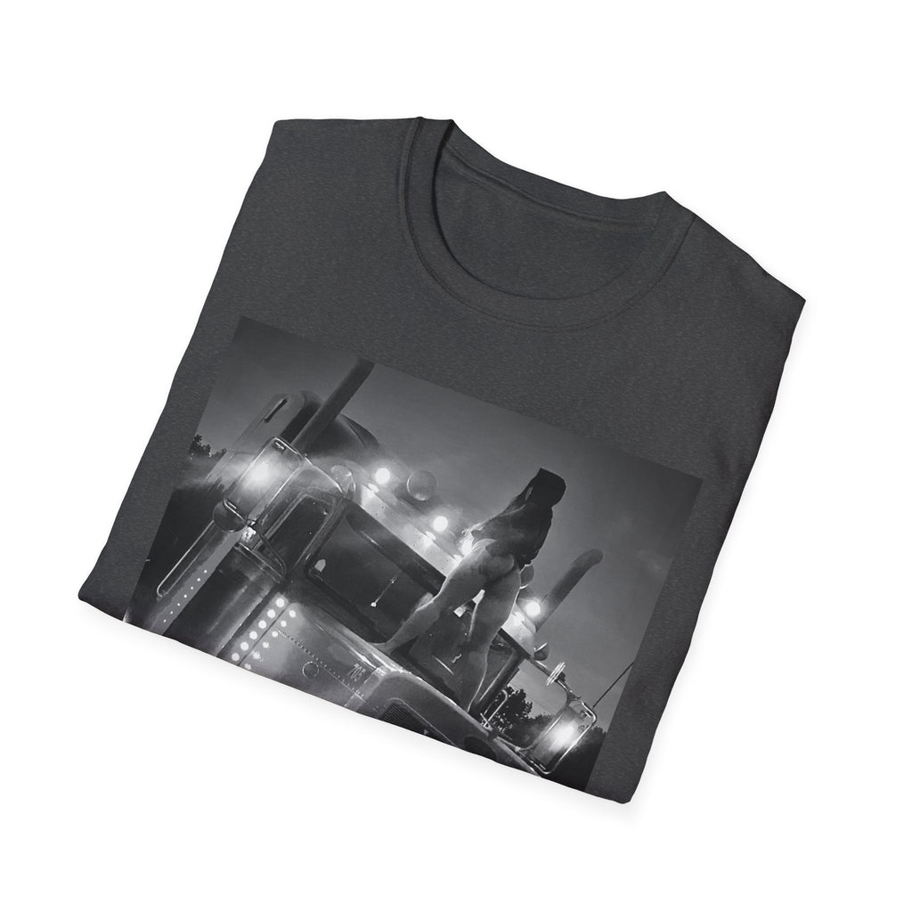 Iconic On the hood of a semi —Tee shirt